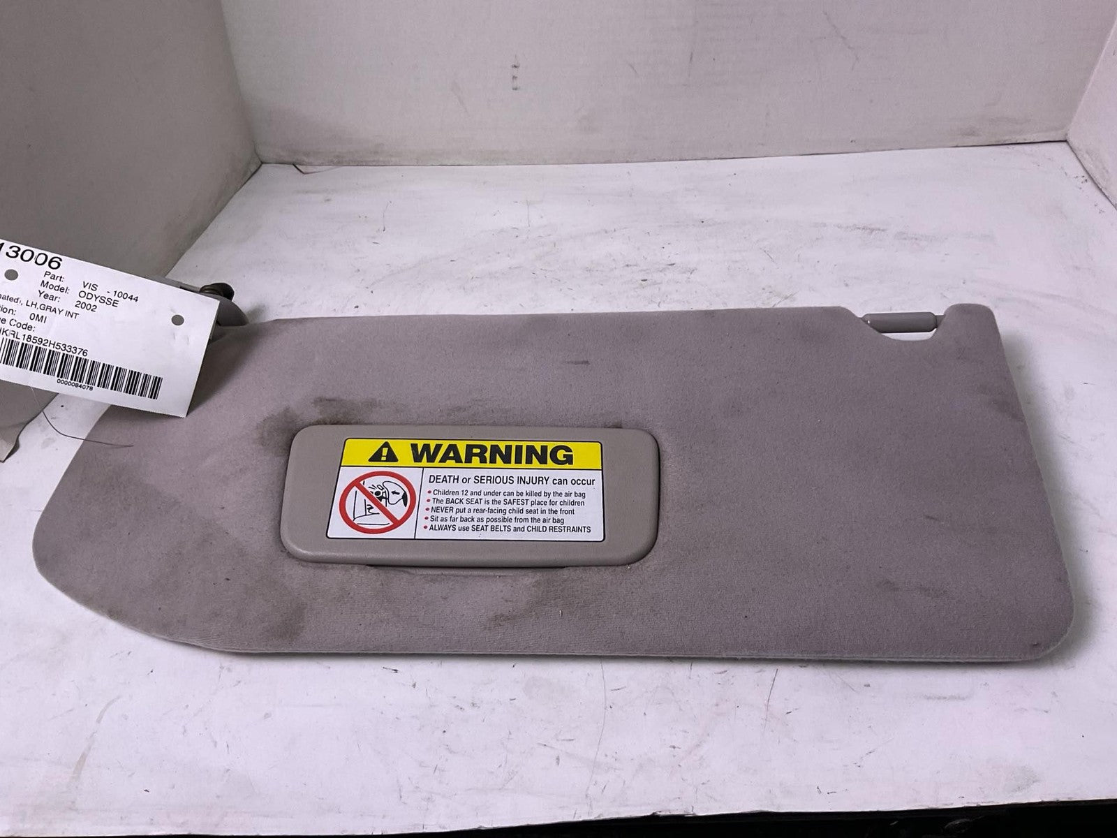 Sun Visor HONDA ODYSSEY Left 99 00 01 02 03 040